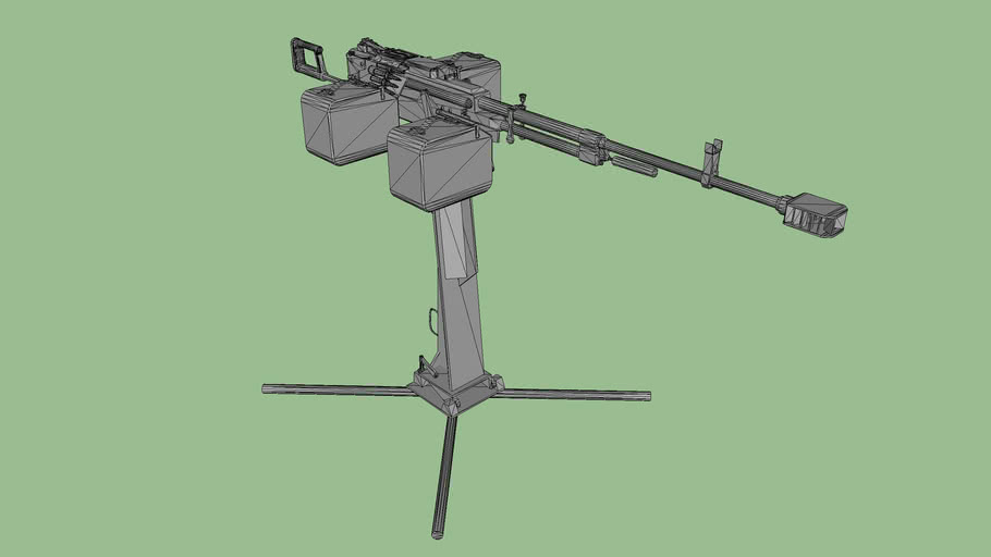 Чертеж пулемета корд