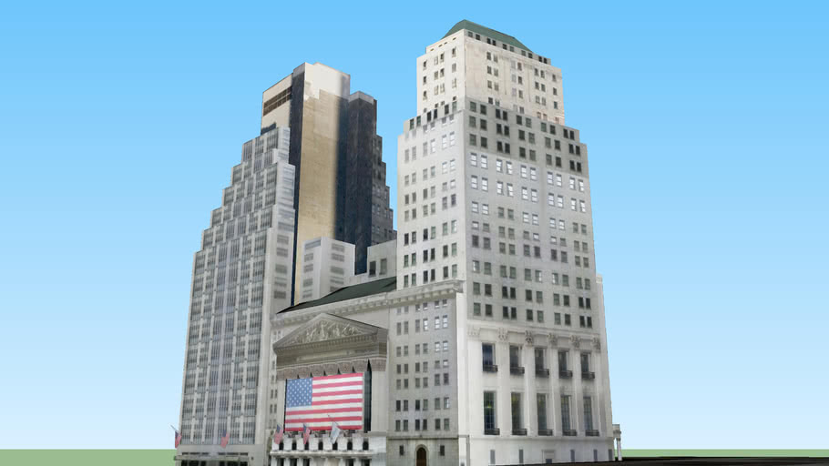 New York Stock Exchange Building (11 Wall Street, New York) | 3D Warehouse