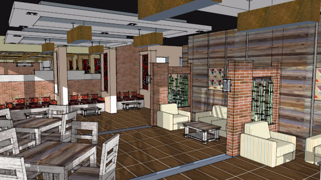 restaurant 3D Warehouse