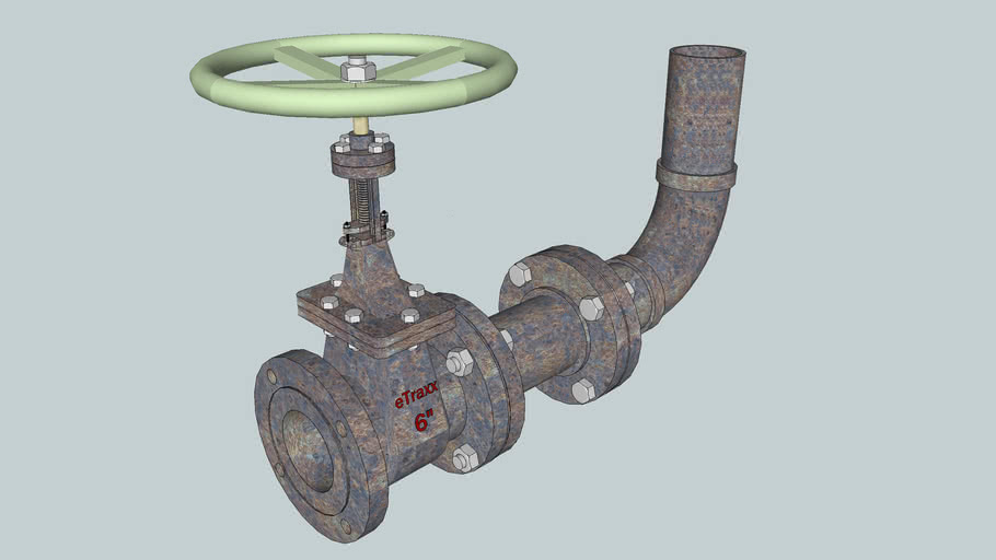 gate valve 3D Warehouse