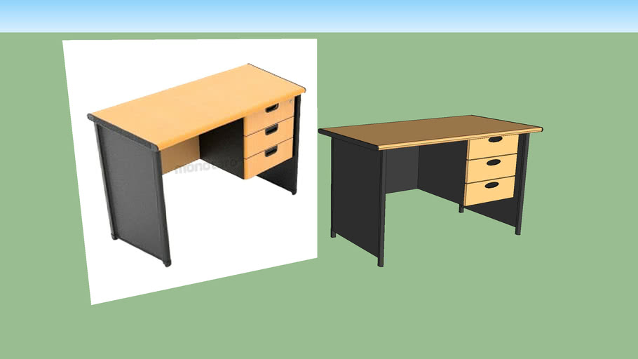 MEJA KANTOR - TABLE 01 | 3D Warehouse