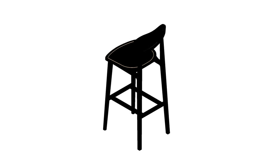 Titus bar stool | 3D Warehouse